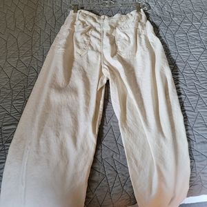 Anthropologie Linen Colette Pants